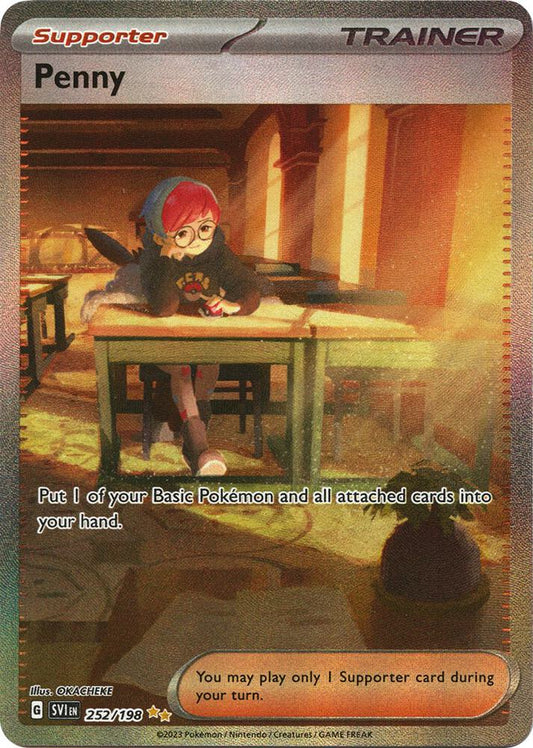 Pokemon Penny 252/198 Scarlet & Violet