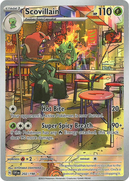 Pokemon Scovillain 202/198 Scarlet & Violet