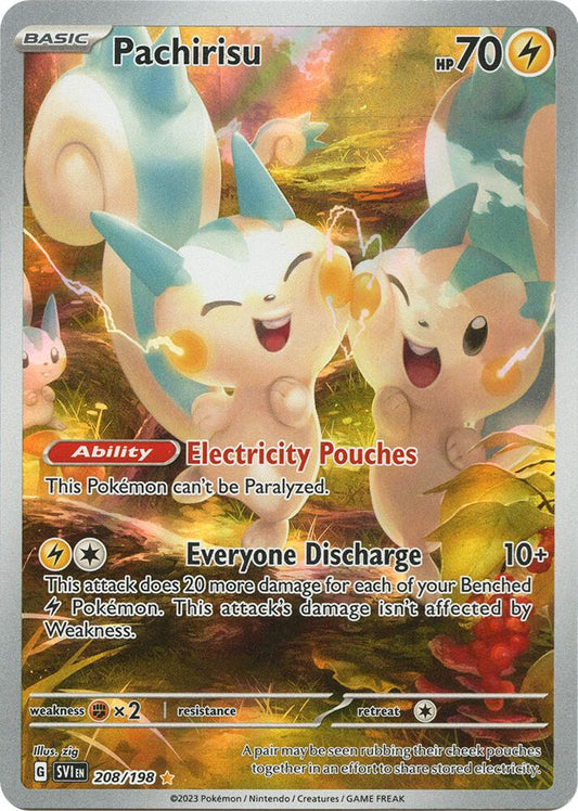 Pokemon Pachirisu 208/198 Scarlet & Violet