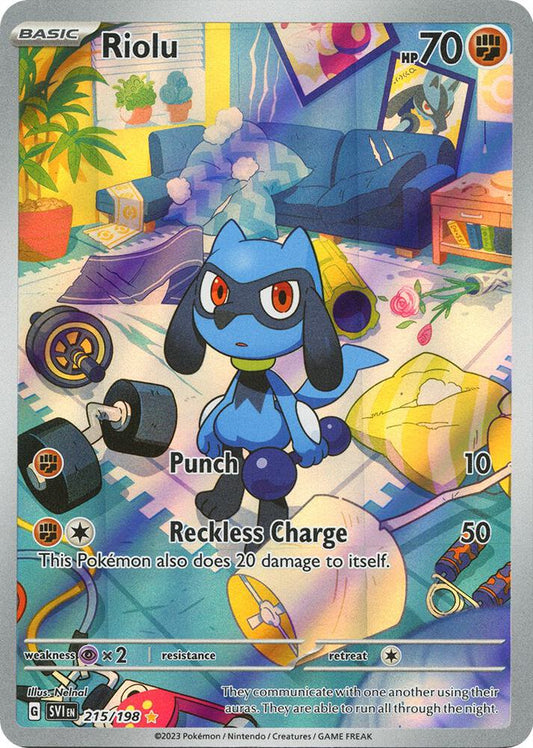 Pokemon Riolu 215/198 Scarlet & Violet