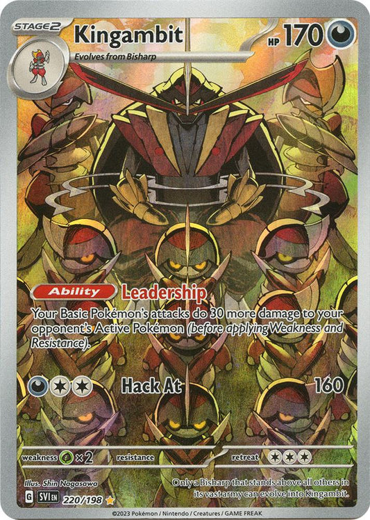 Pokemon Kingambit 220/198 Scarlet & Violet