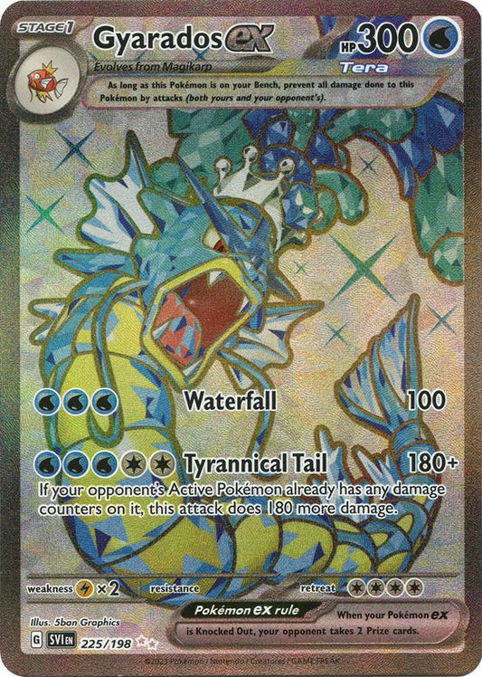 Pokemon Gyarados ex 225/198 Scarlet & Violet