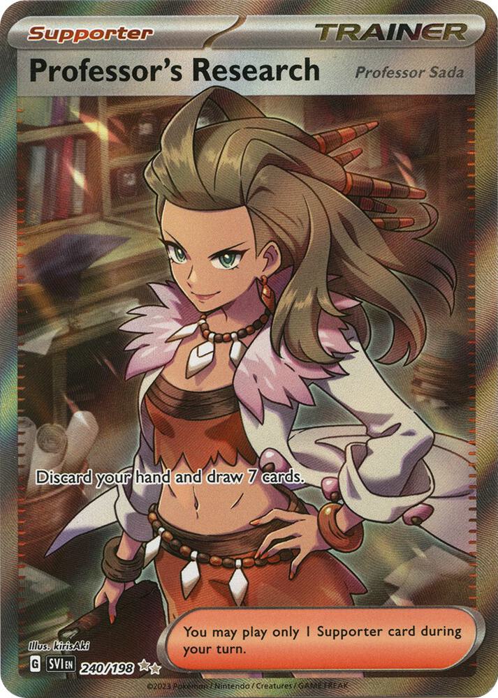 Pokemon Professor's Research 240/198 Scarlet & Violet