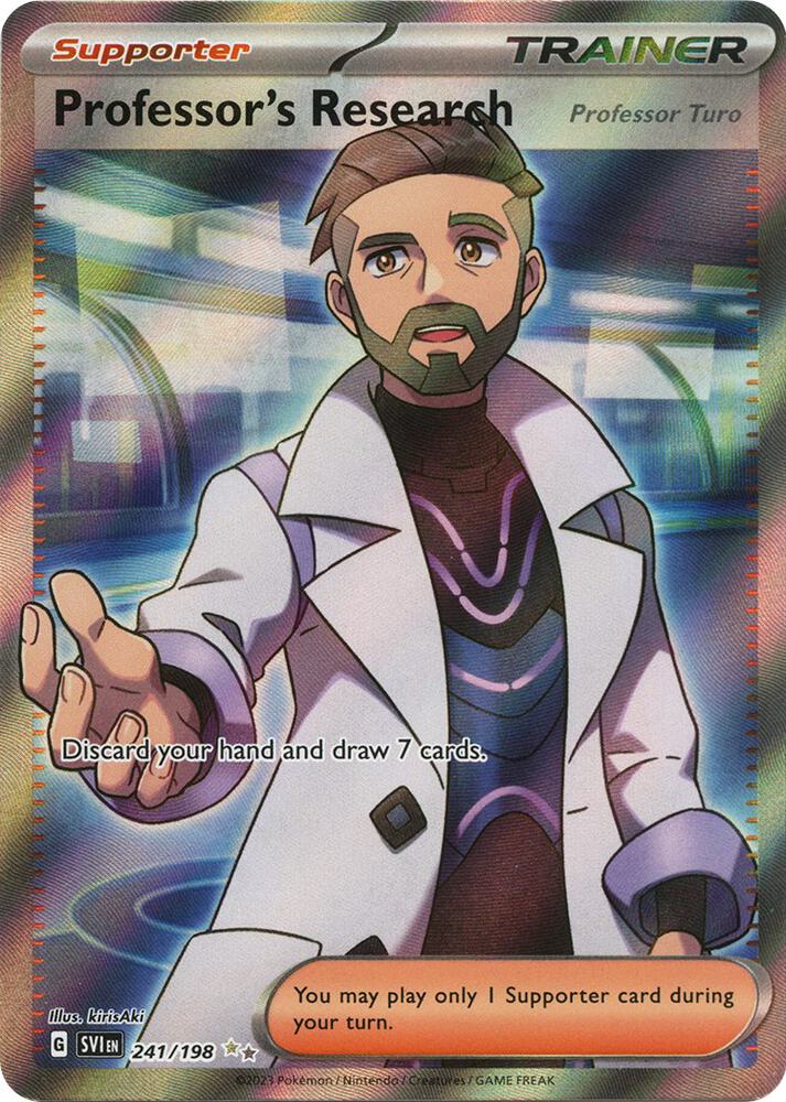 Pokemon Professor's Research 241/198 Scarlet & Violet
