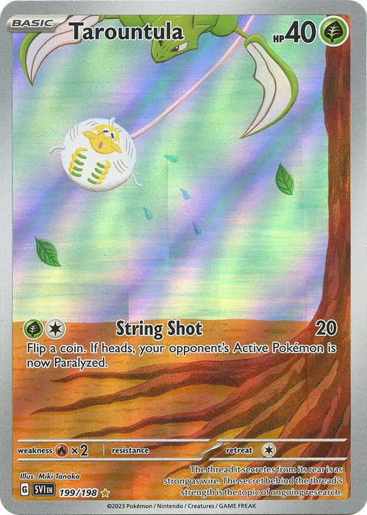 Pokemon Tarountula 199/198 Scarlet & Violet