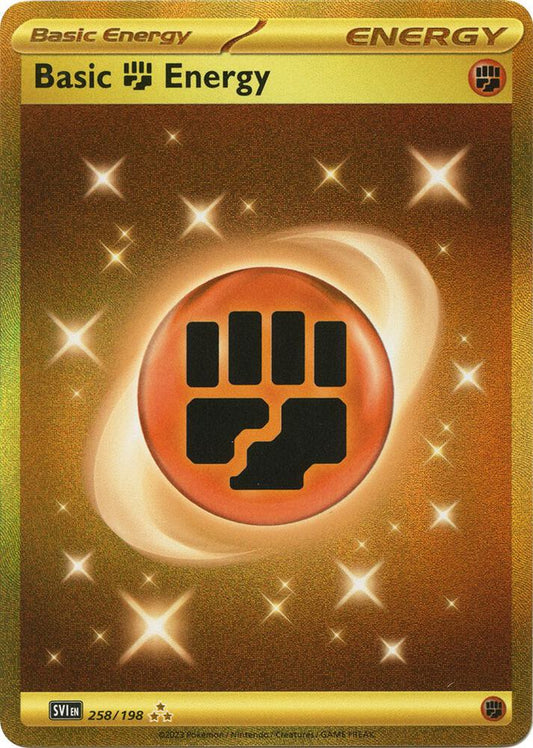 Pokemon Basic Fighting Energy 258/198 Scarlet & Violet