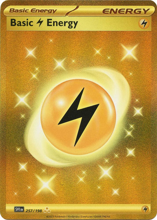 Pokemon Basic Lightning Energy 257/198 Scarlet & Violet