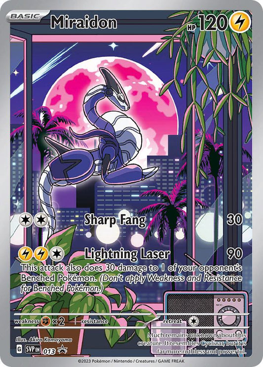 Pokemon Miraidon 13 SVP Black Star Promos