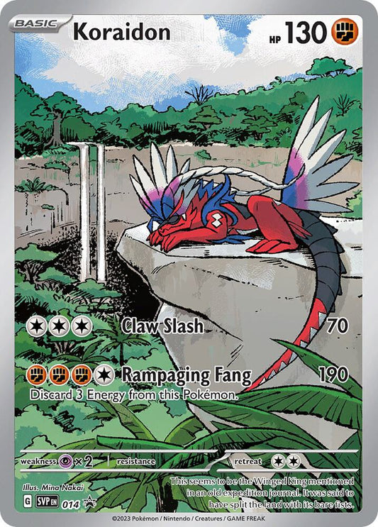 Pokemon Koraidon 14 SVP Black Star Promos