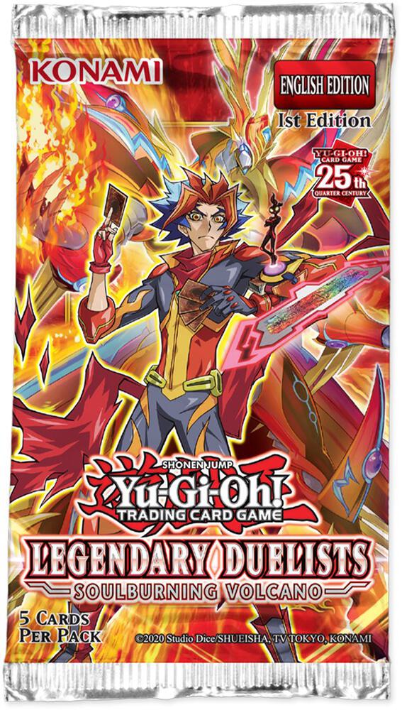 Yu Gi Oh Legendary Duelists Soulburning Volcano Booster Pack