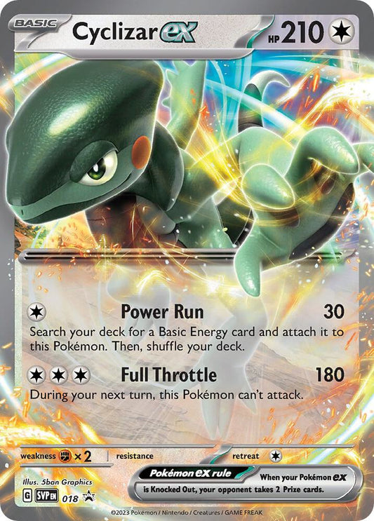 Pokemon Cyclizar ex 18 SVP Black Star Promos