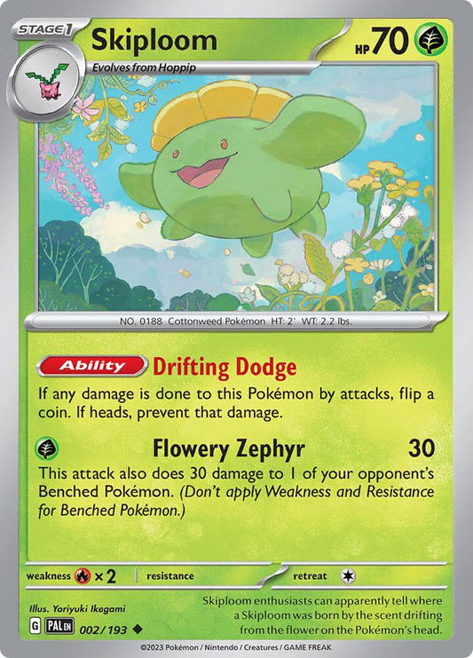 Pokemon Skiploom 2/193 Paldea Evolved