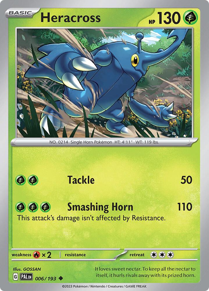 Pokemon Heracross 6/193 Paldea Evolved