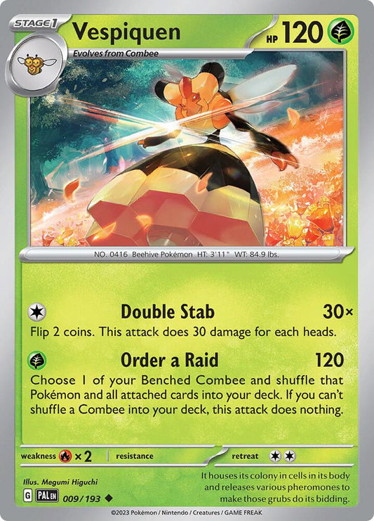 Pokemon Vespiquen 9/193 Paldea Evolved