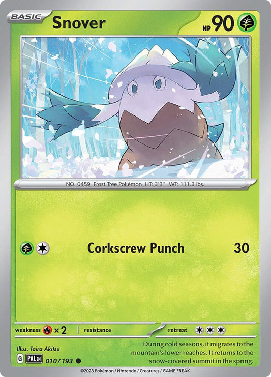 Pokemon Snover 10/193 Paldea Evolved
