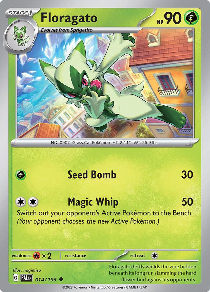 Pokemon Floragato 14/193 Paldea Evolved