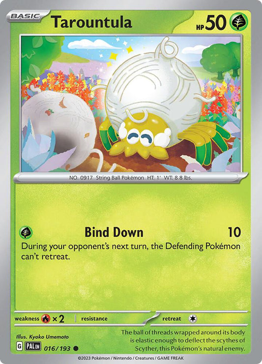 Pokemon Tarountula 16/193 Paldea Evolved