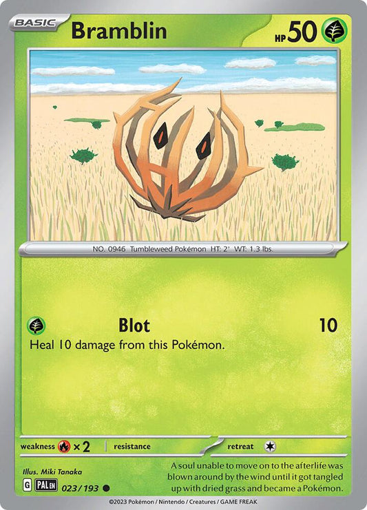 Pokemon Bramblin 23/193 Paldea Evolved