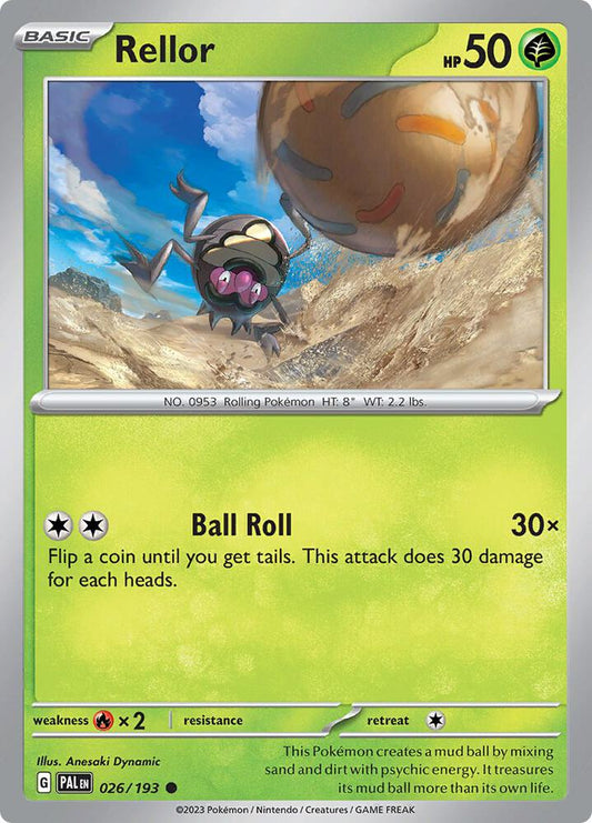 Pokemon Rellor 26/193 Paldea Evolved