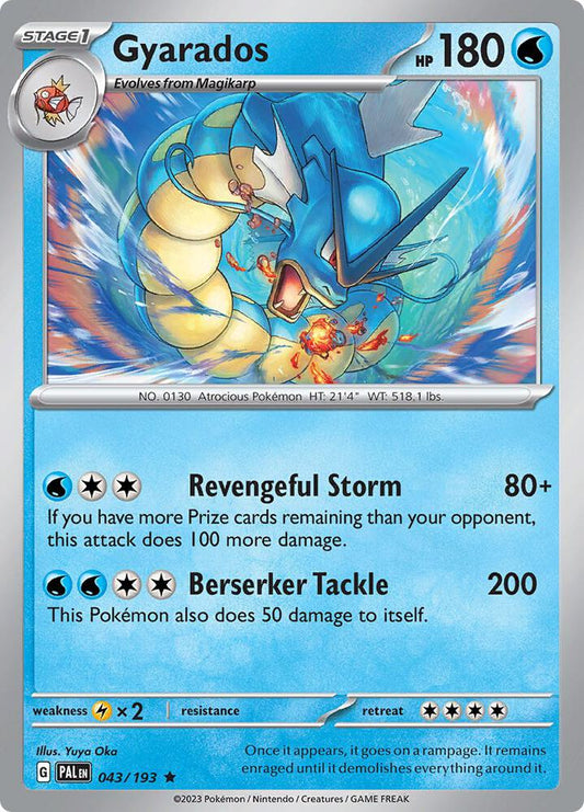 Pokemon Gyarados 43/193 Paldea Evolved