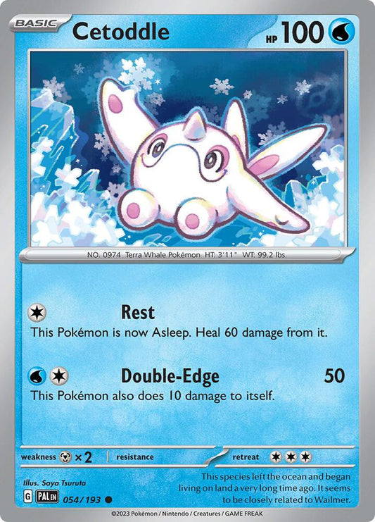 Pokemon Cetoddle 54/193 Paldea Evolved