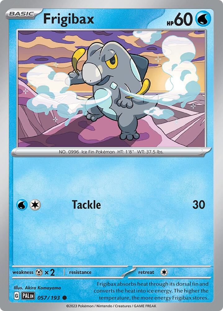 Pokemon Frigibax 57/193 Paldea Evolved