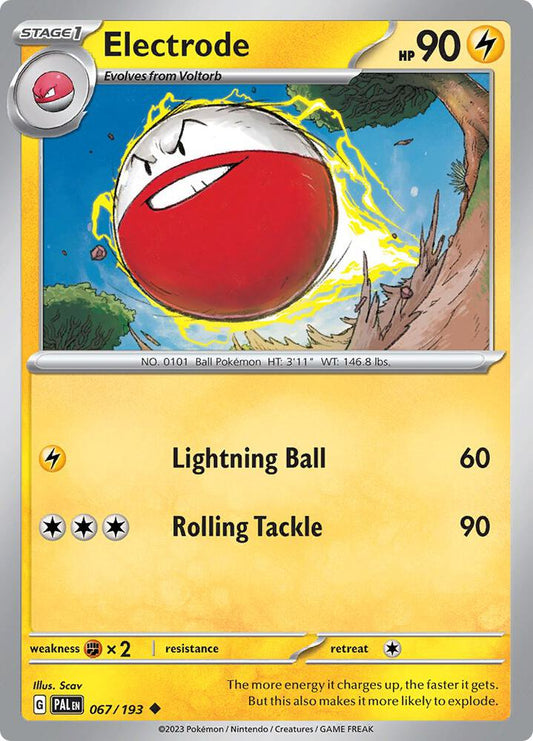 Pokemon Electrode 67/193 Paldea Evolved