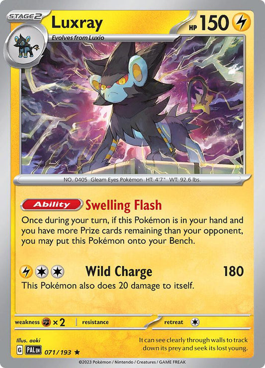 Pokemon Luxray 71/193 Paldea Evolved
