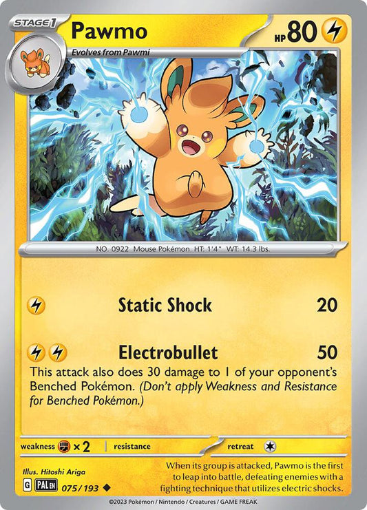 Pokemon Pawmo 75/193 Paldea Evolved