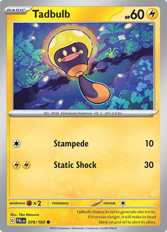 Pokemon Tadbulb 78/193 Paldea Evolved