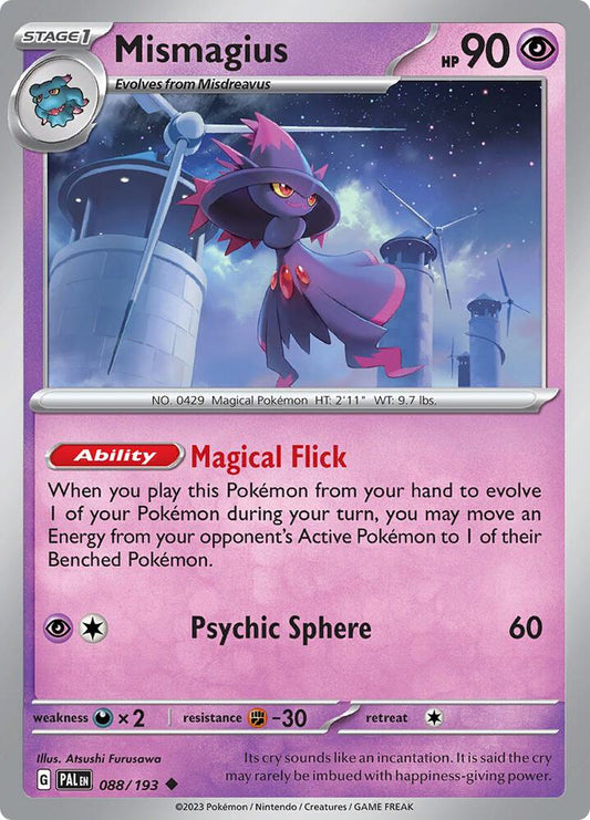 Pokemon Mismagius 88/193 Paldea Evolved