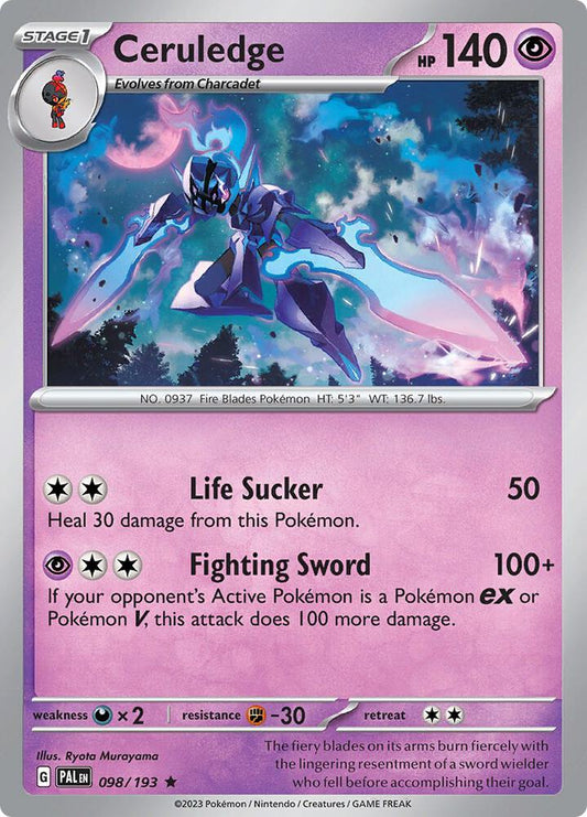 Pokemon Ceruledge 98/193 Paldea Evolved