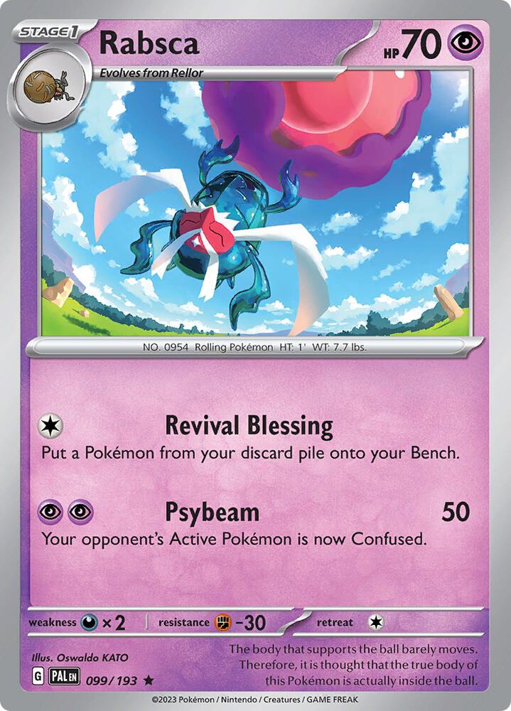 Pokemon Rabsca 99/193 Paldea Evolved