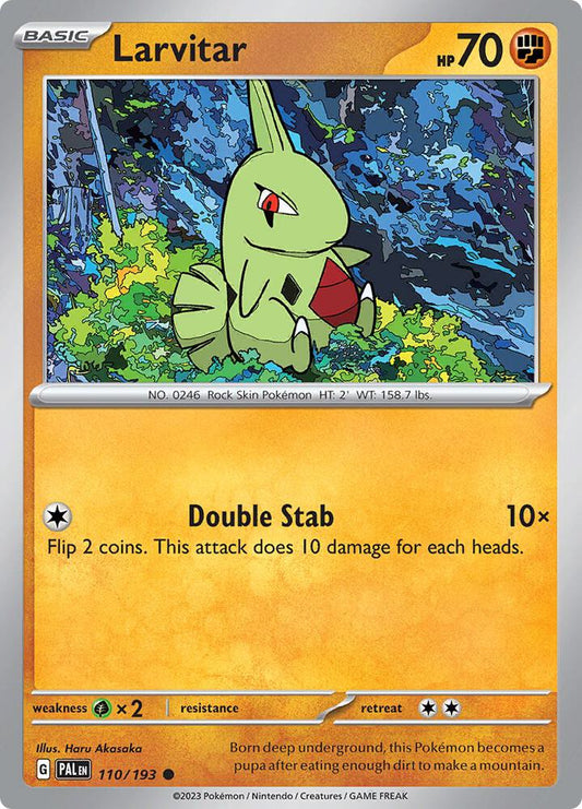 Pokemon Larvitar 110/193 Paldea Evolved