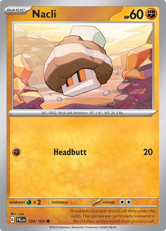 Pokemon Nacli 120/193 Paldea Evolved