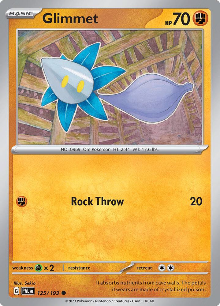 Pokemon Glimmet 125/193 Paldea Evolved