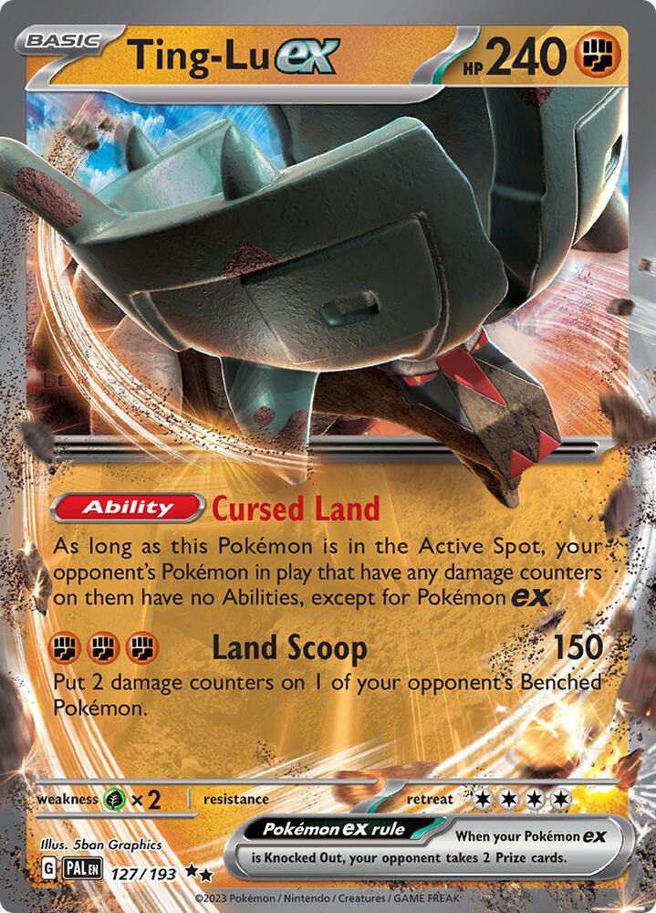 Pokemon Ting-Lu ex 127/193 Paldea Evolved