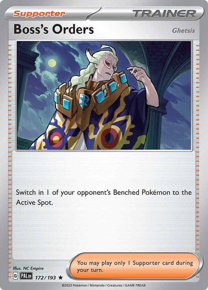 Pokemon Boss's Orders 172/193 Paldea Evolved