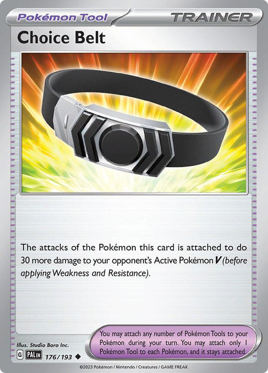 Pokemon Choice Belt 176/193 Paldea Evolved