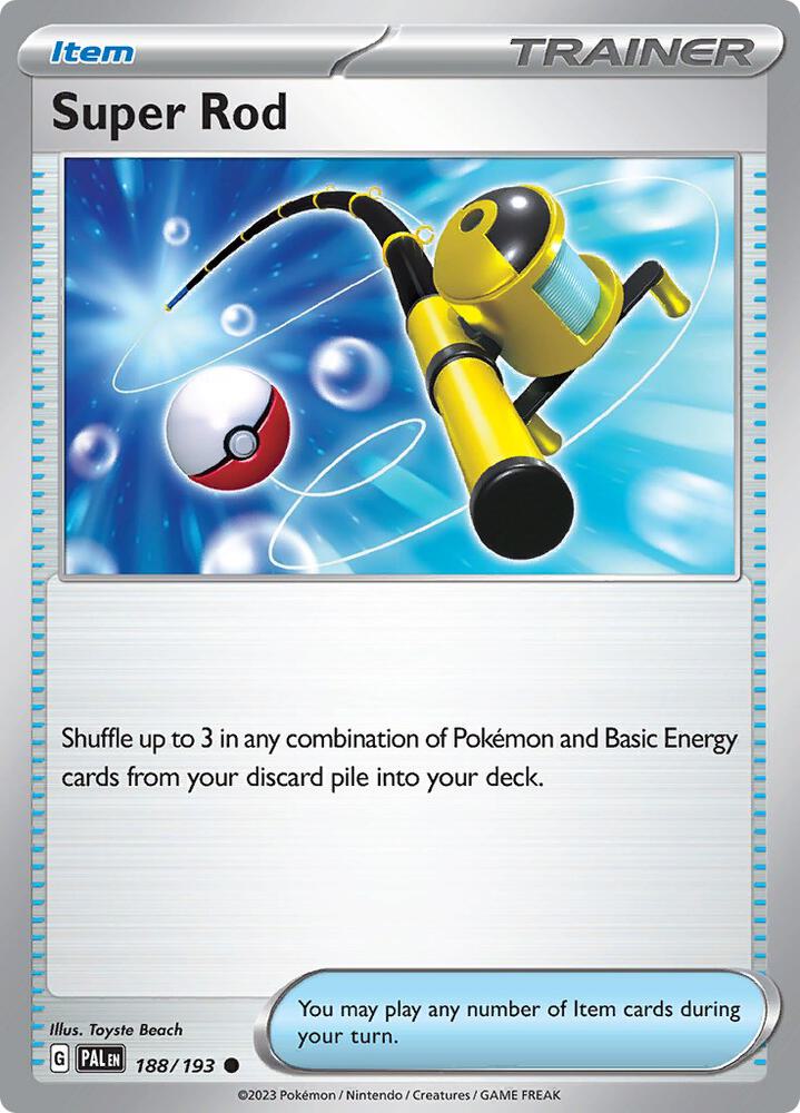 Pokemon Super Rod 188/193 Paldea Evolved