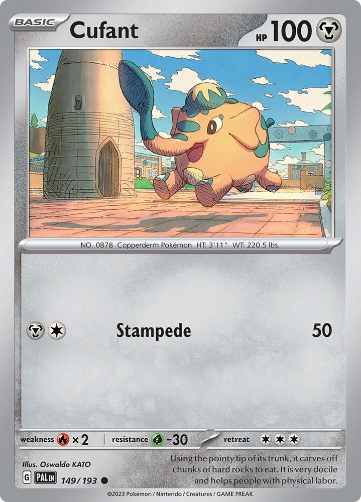 Pokemon Cufant 149/193 Paldea Evolved