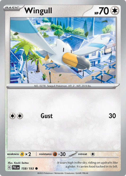 Pokemon Wingull 158/193 Paldea Evolved