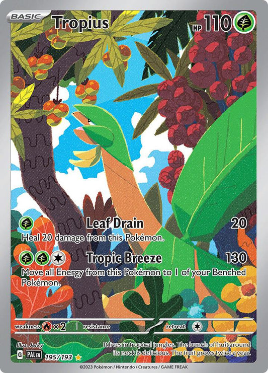 Pokemon Tropius 195/193 Paldea Evolved
