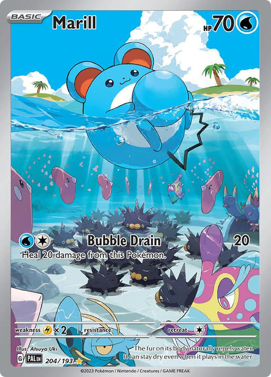 Pokemon Marill 204/193 Paldea Evolved