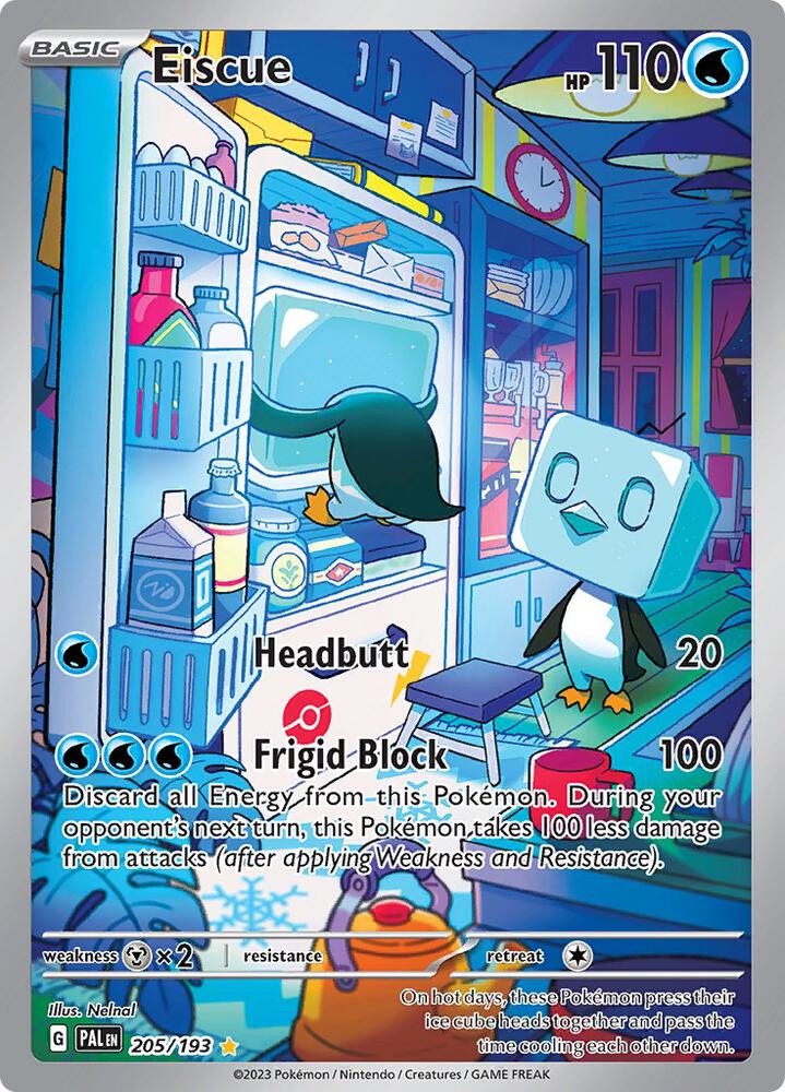 Pokemon Eiscue 205/193 Paldea Evolved