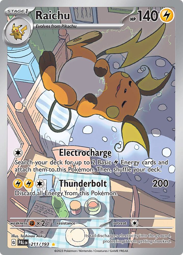 Pokemon Raichu 211/193 Paldea Evolved