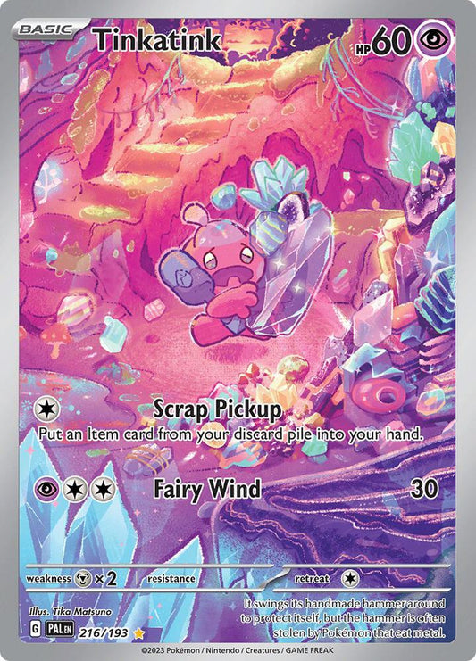 Pokemon Tinkatink 216/193 Paldea Evolved