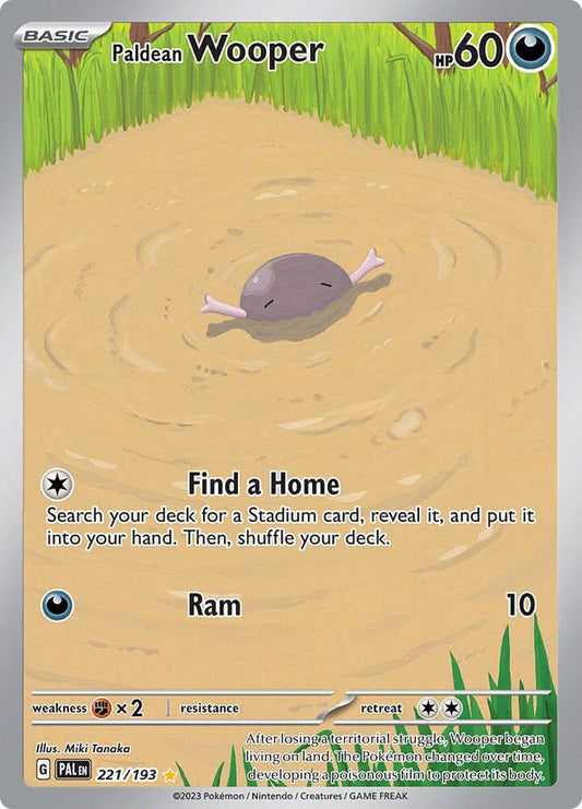 Pokemon Paldean Wooper 221/193 Paldea Evolved