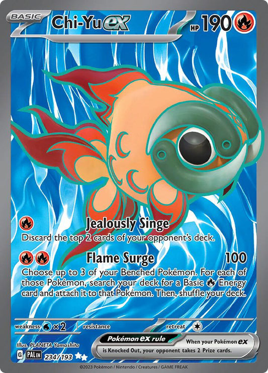 Pokemon Chi-Yu ex 234/193 Paldea Evolved