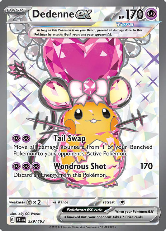 Pokemon Dedenne ex 239/193 Paldea Evolved